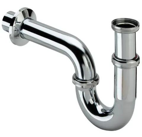 Syfon umywalkowy rurowy Viega chrom 305611