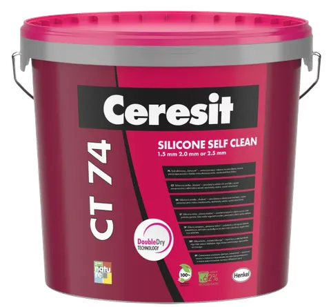 Tynk silikonowy cienkowarstwowy Ceresit CT74 25 kg