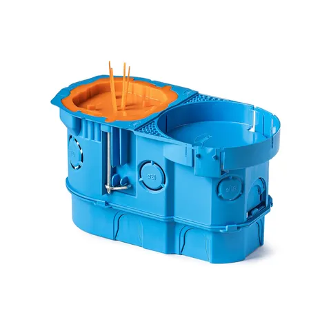 PSE2x60G puszka do pustych ścian BuciQpro , fi75, PODWÓJNA, ekstragłęboka