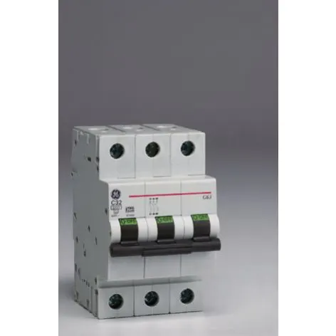 Wyłącznik nadprądowy 3P B 20A 6kA AC G63B20; GENERAL ELECTRIC