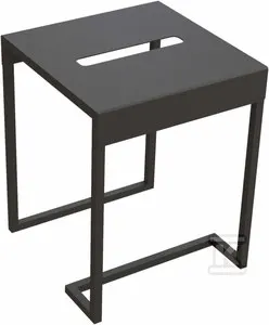 Taboret - stolik łazienkowy Mokko, nero &nbsp;ADM_N51T