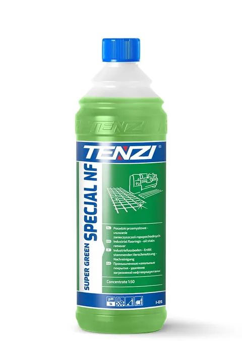 TENZI Super Green Specjal NF 1l koncentrat do mycia posadzek przemysłowych, warsztatowych