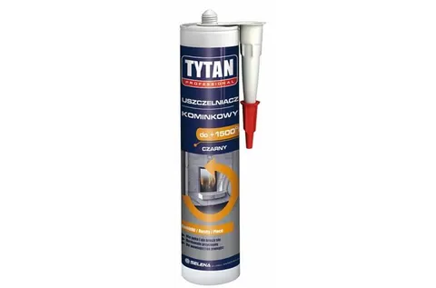 Tytan uszczelniacz kominkowy +1500°C czarny 310 ml