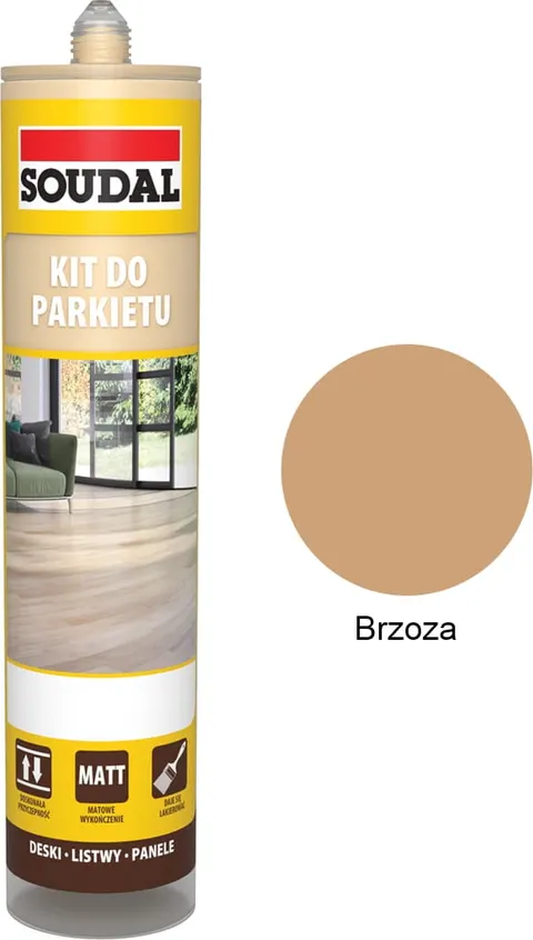 Kit do parkietu Soudal brzoza 280 ml