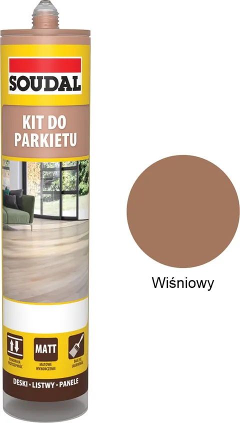 Kit do parkietu Soudal wiśnia/olcha 280 ml
