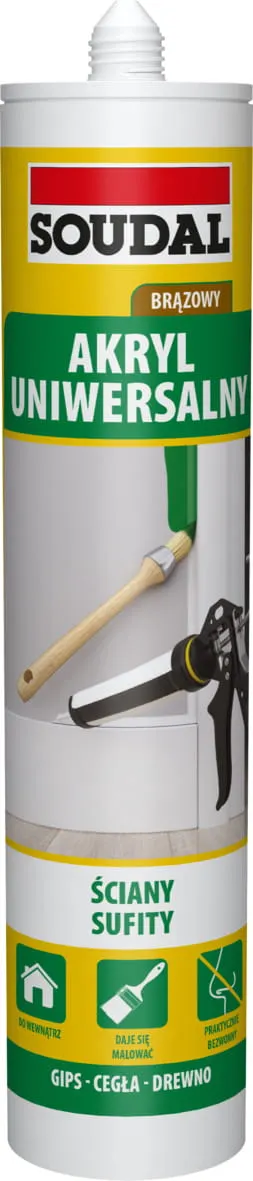 SOUDAL Akryl uniwersalny 280ml TEAK