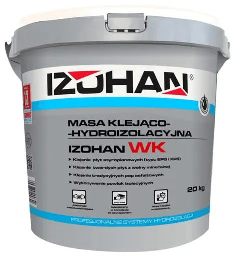 Masa klejąco-hydroizolacyjna Izohan WK 20kg