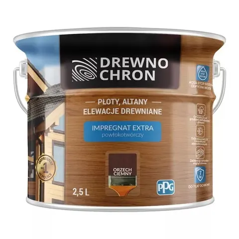 Drewnochron Extra Impregnat 2,5L Orzech Ciemny