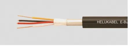 Kabel do transmisji danych E-BUS/KNX 2x2x0,8 QMM PE do układania w ziemi czarny; 802800 HELUKABEL