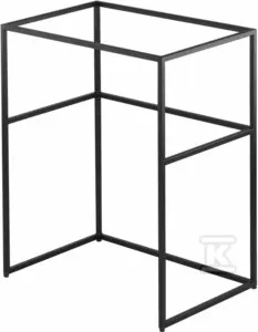 Konsola łazienkowa stojąca modułowa - 60x40 cm Correo, nero