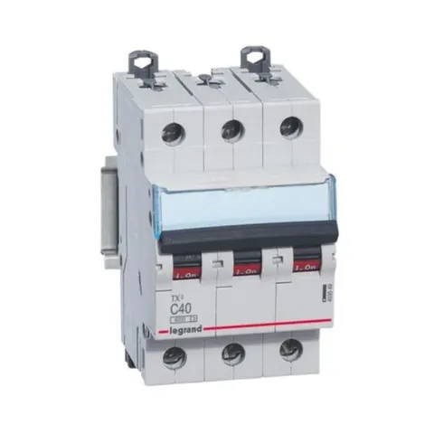 Wyłącznik nadprądowy 3P C 40A 6kA 400VAC S303 TX3; 403549 LEGRAND