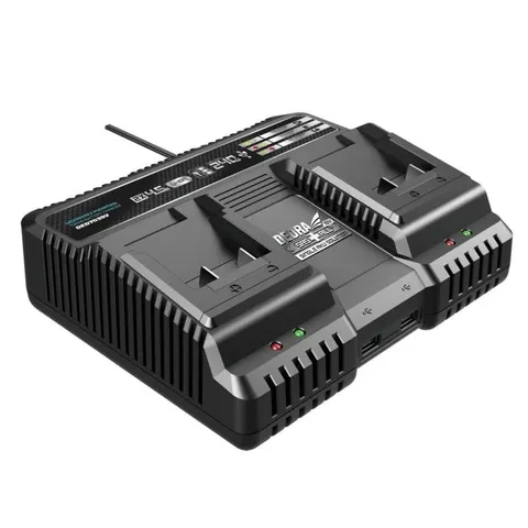 DEDRA ŁADOWARKA PODWÓJNA 2X4,5A 18V SAS+ALL DED7039V – DARMOWA WYSYŁKA