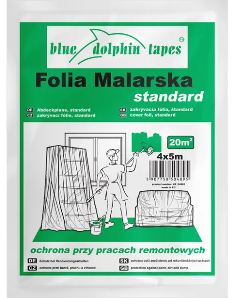 BLUE DOLPHIN FOLIA MALARSKA STANDARD 4X5M
