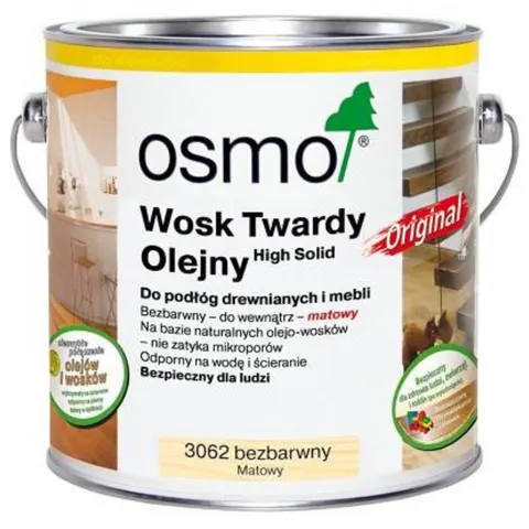 Osmo Wosk Twardy Olejny Mat 3.0l