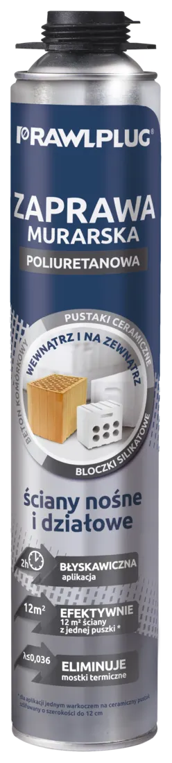 Zaprawa murarska poliuretanowa RPP-MORTAR 750 ml
