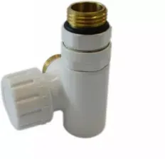 Zawór termostatyczny pod grzałke prawy PEX biały SCHLOSSER