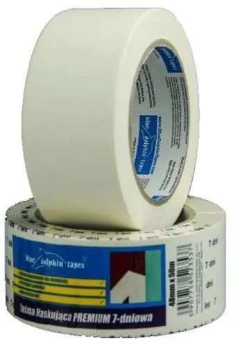 Taśma Papierowa Maskująca Blue Dolphin 7-dniowa 30x50mm