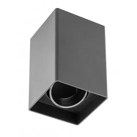 Oprawa sufitowa RESTO, PC, 80x80x125mm, IP20, max 20W, kwadratowa, czarna