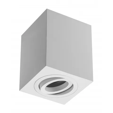 Oprawa sufitowa SENSA, alum, 90x90x115, IP20, max 50W, kwad. biała