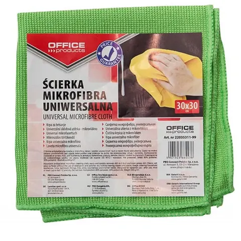 Ścierka Uniwersalna z Mikrofibry Office products 30x30cm