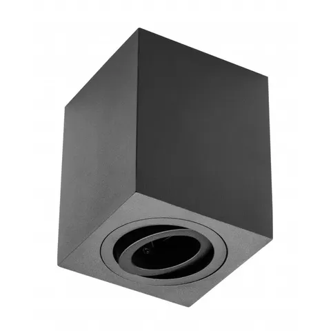 Oprawa sufitowa SENSA, alum, 90x90x115, IP20, max 50W, kwad. czarna