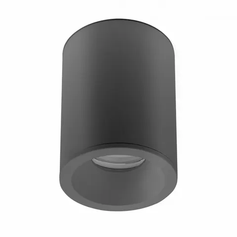 Oprawa sufitowa SENSA AQUA, alum, 85x115, IP54, max 50W, okrągła czarna