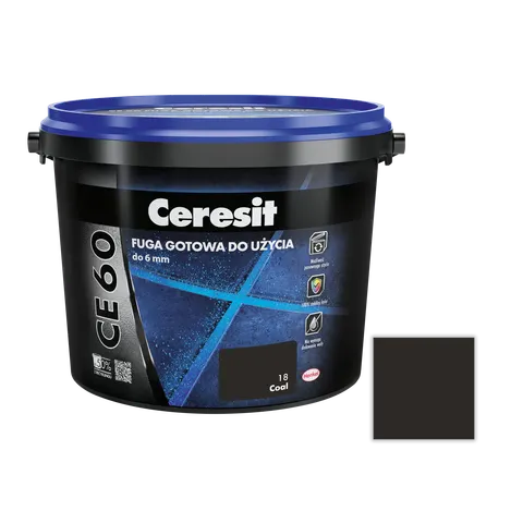 Fuga gotowa do użycia Ceresit CE-60 coal 2kg
