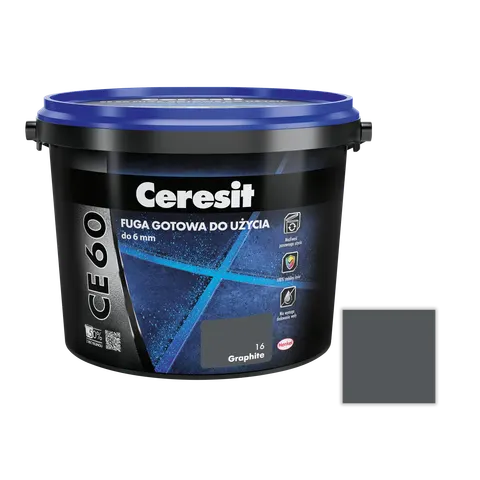 Fuga gotowa do użycia Ceresit CE-60 graphite 2kg