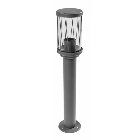 Oprawa ogrodowa KERTA-P 50,E27,MAX.12W,IP44,AC220-240V,50-60Hz,słupek,grafit