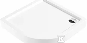 DEANTE Brodzik akrylowy półokrągły 80x14cm JASMIN biały KGJ_054B *