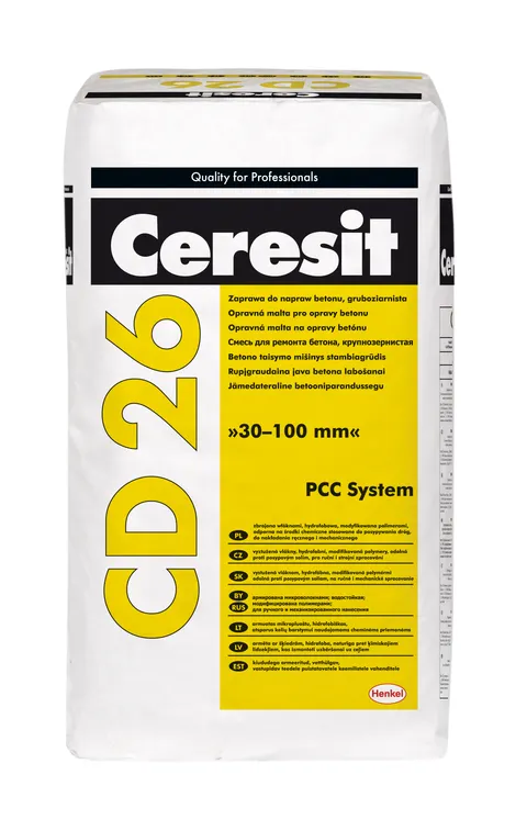Zaprawa naprawcza Ceresit CD 26 30-100 mm 25 kg