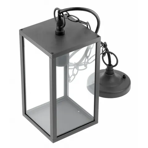 Oprawa ogrodowa wisząca VENTANA-H,E27, MAX.20W,IP54,AC220-240V,50-60Hz,czarna
