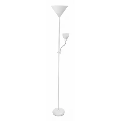 Lampa podłogowa BENFICA 2,max 60W-E27,max 40W-E14,AC220-240V,50/60Hz,biały