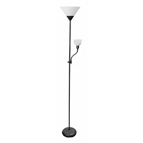 Lampa podłogowa BENFICA 2,max 60W-E27,max 40W-E14,AC220-240V,50/60Hz,biały
