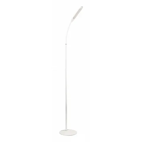 Lampka podłogowa YORK ,10W,900lm,AC220-240V,3 st. ściemniania, 3-CCT,pilot,PF>0,5,Ra>85,Biała