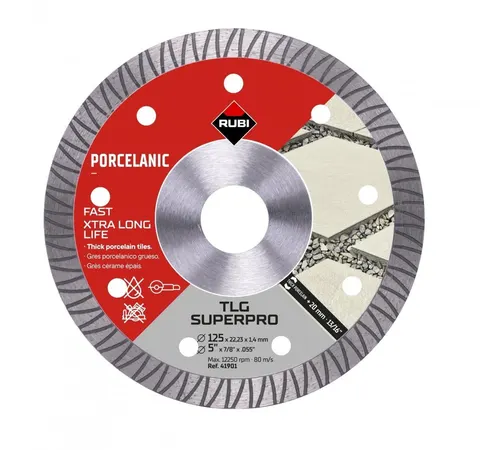 Tarcza diamentowa do gresu 20mm TLG 125mm EXT SUPERPRO RUBI