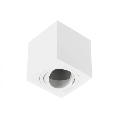 Oprawa sufitowa AVEIRO, aluminium,80x80x85mm, IP20, max 20W, kwadratowa, biała