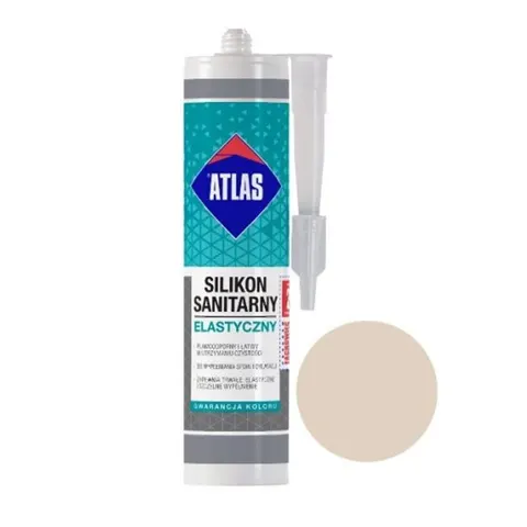 Silikon sanitarny Atlas beż pastelowy 018 280ml