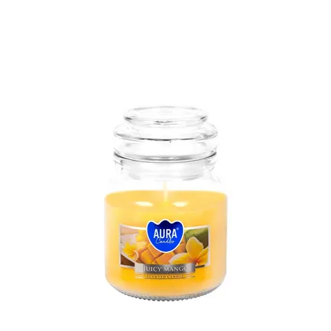 BISPOL AURA Świeca zapachowa w szkle SN71-475 SOCZYSTE MANGO, 120 g