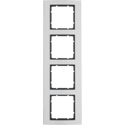 B.3 Ramka 1-krotna, alu/antracyt; 10113004, HAGER