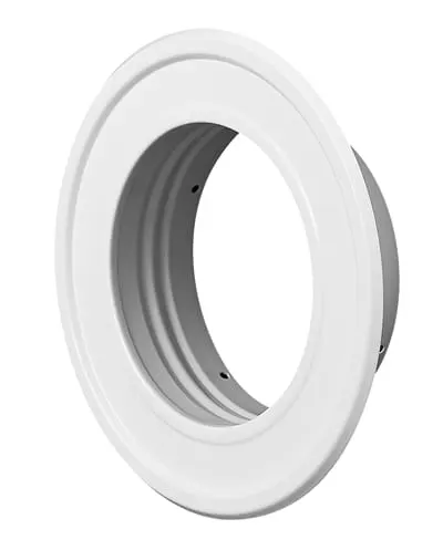 Rozeta metalowa Awenta biała RM100 Fi 100mm