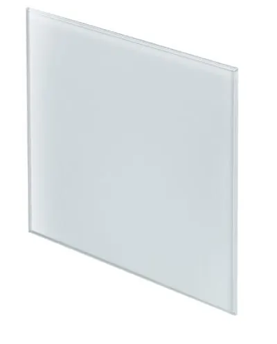 Panel Ozdobny do Wentylacji Biały Mat TRAX GLASS 125, PTG125 - AWENTA