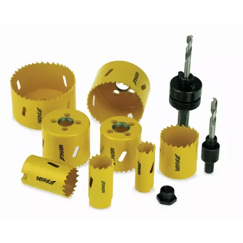Zestaw otwornic bimetalowych Dedra 10szt