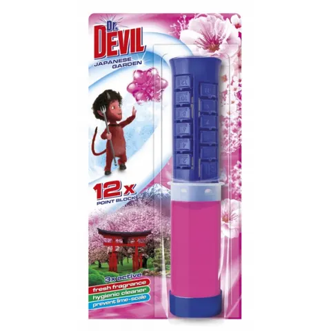 DR DEVIL Krążki żelowe do WC GARDEN, 75 ml