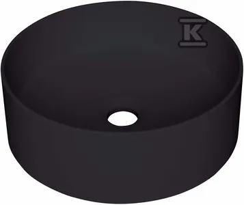 DEANTE Umywalka granitowa nablatowa 36cm SILIA czarny CQS_NU4S *