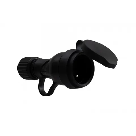 Gniazdo gumowe z uchem 16A 230V IP44