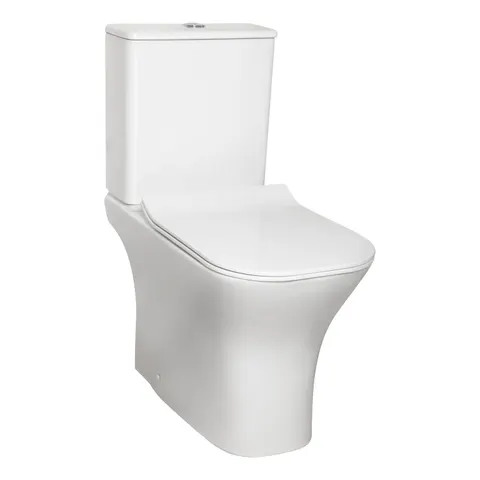 Kompakt WC Kerra Kamet bezkołnierzowy z deską wolnoopadającą