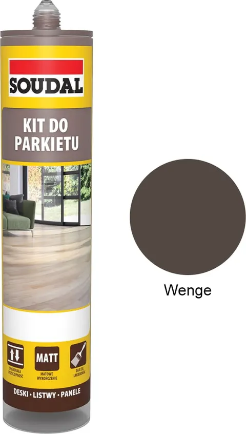 Kit do parkietu Soudal wenge 280 ml
