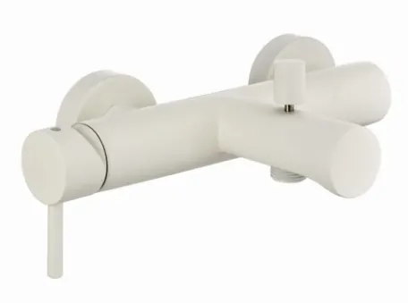 Bateria wannowa ścienna Palazzani Digit white mat 02101543