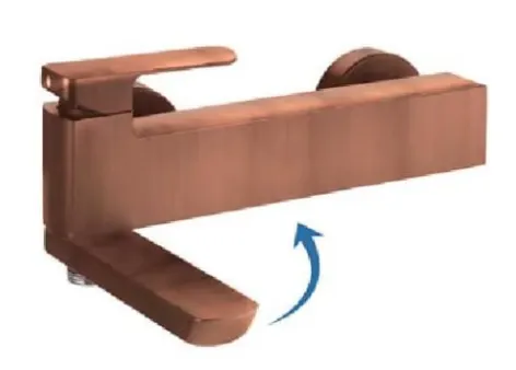 Bateria wannowo-prysznicowa Palazzani MIS Copper 56115473